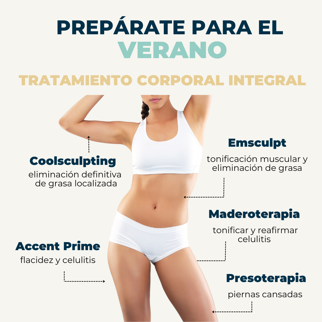 Prepárate para el verano. Tratamiento corporal integral en La Vega Clinic Almería