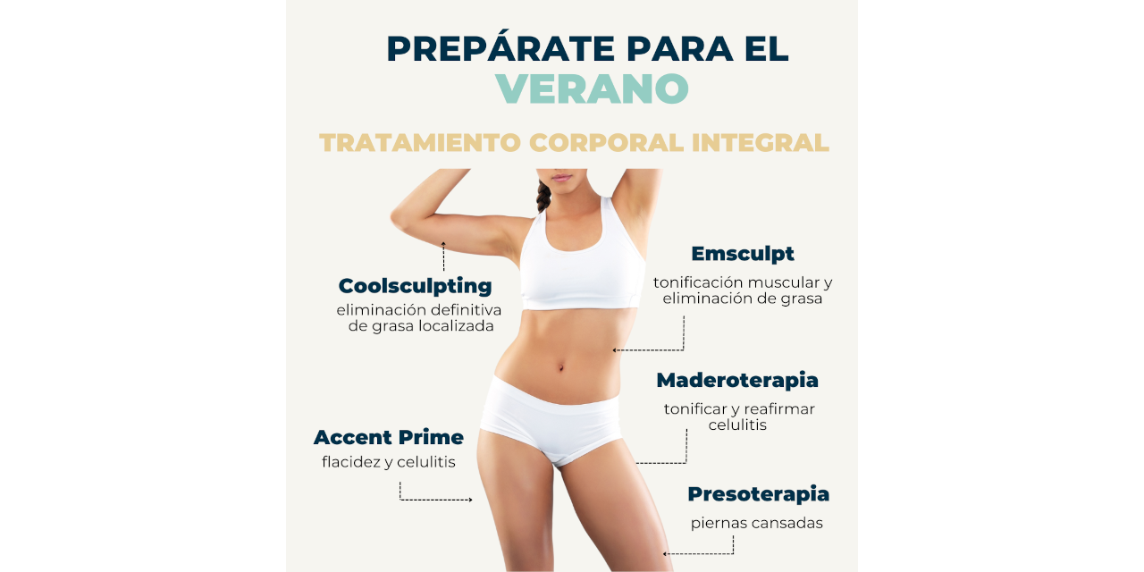 Prepárate para el verano. Tratamiento corporal integral en La Vega Clinic Almería
