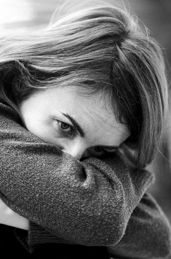 Mujer con ansiedad